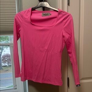 Ashh. Vibrant Pink Long Sleeve Tee